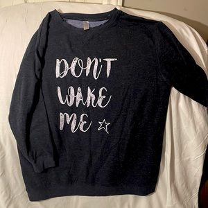 Dark navy sleep sweater, super cozy only worn a handful of times